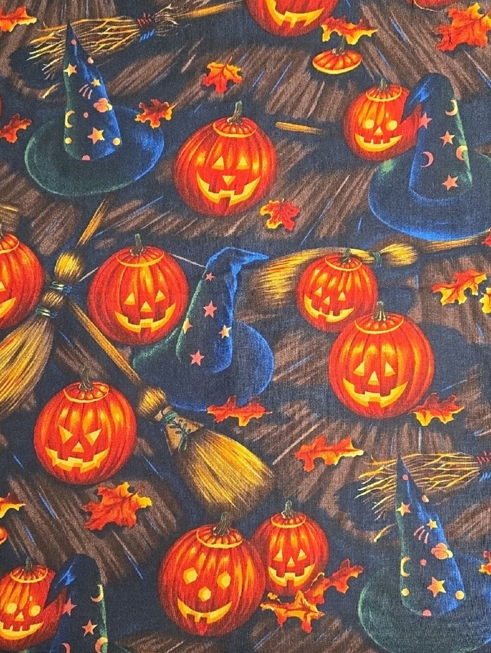 ๐๐๐"Bell Knobs And Broomsticks" The Alexander Henry Fabrics 1998, 2 Yards - Picture 3 of 6